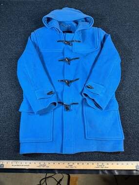 Burberry London Mini Duffle Coat Blue US 12 NWT